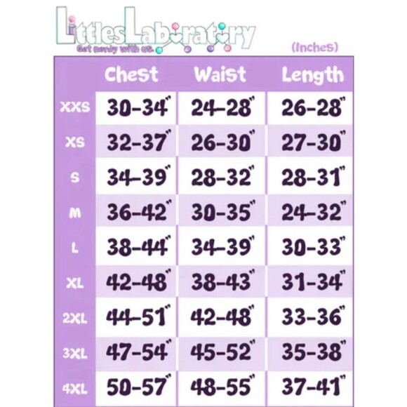 Littles Labratory Glazed Galaxy Body Suit NWOT Size XS - Picture 7 of 7